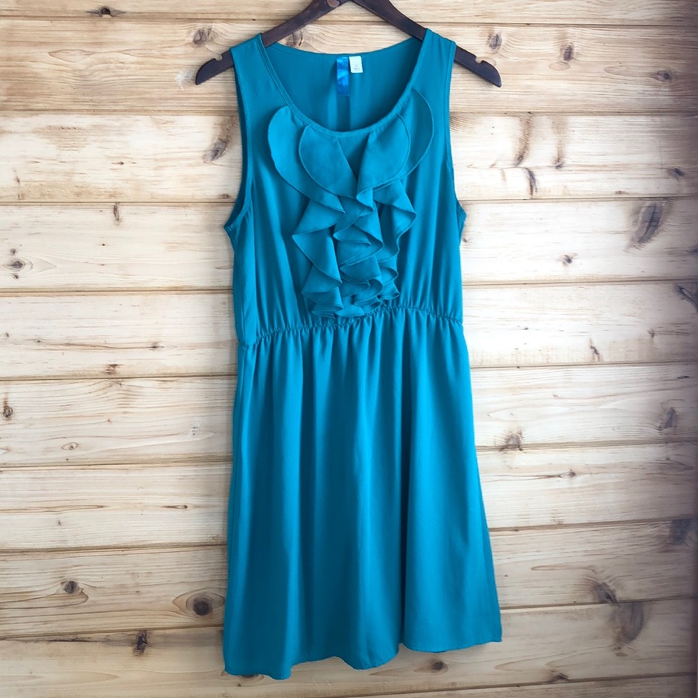 Teal Green Dress